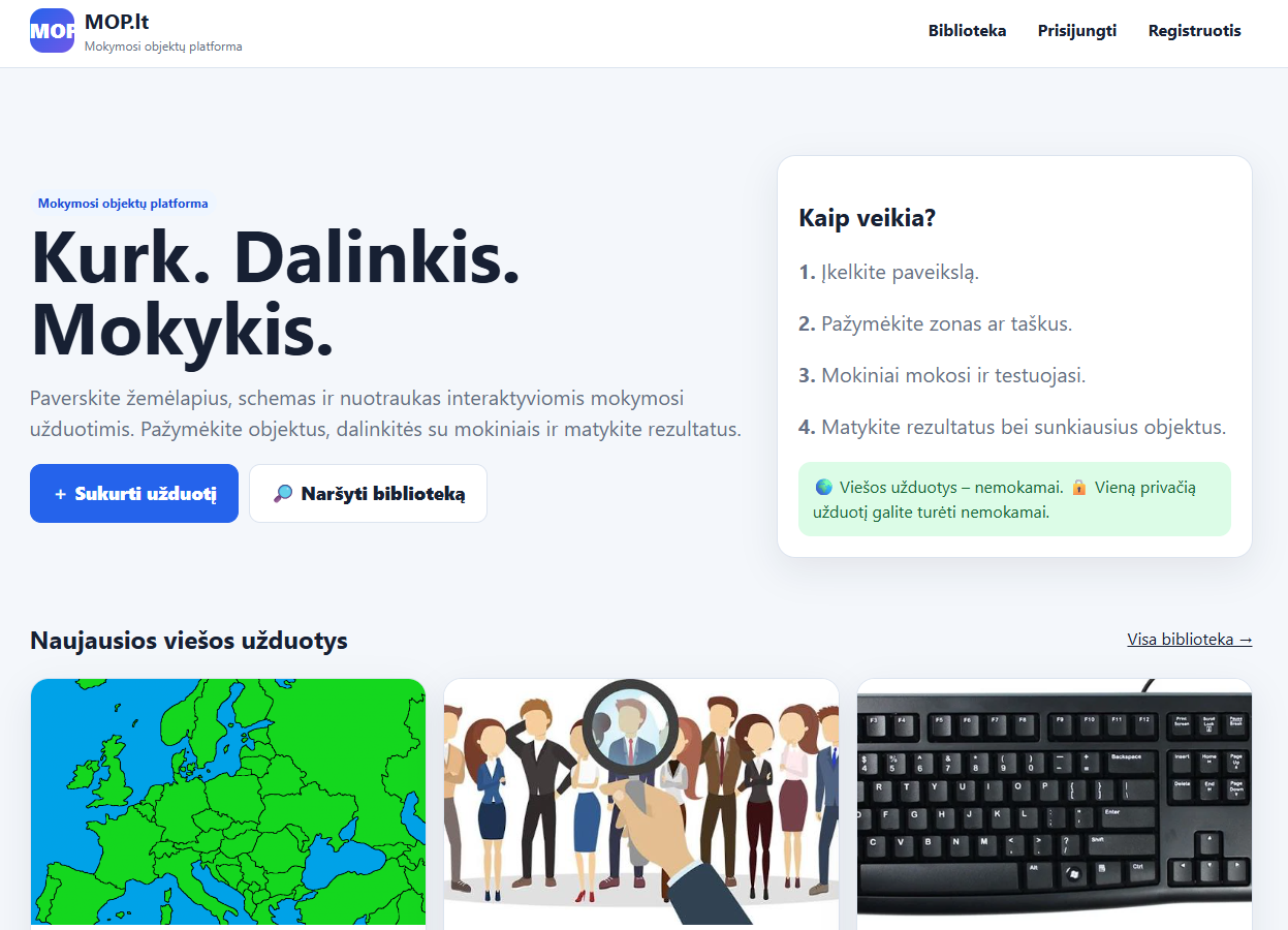 Kaip sukurti interaktyvią nuotrauką?