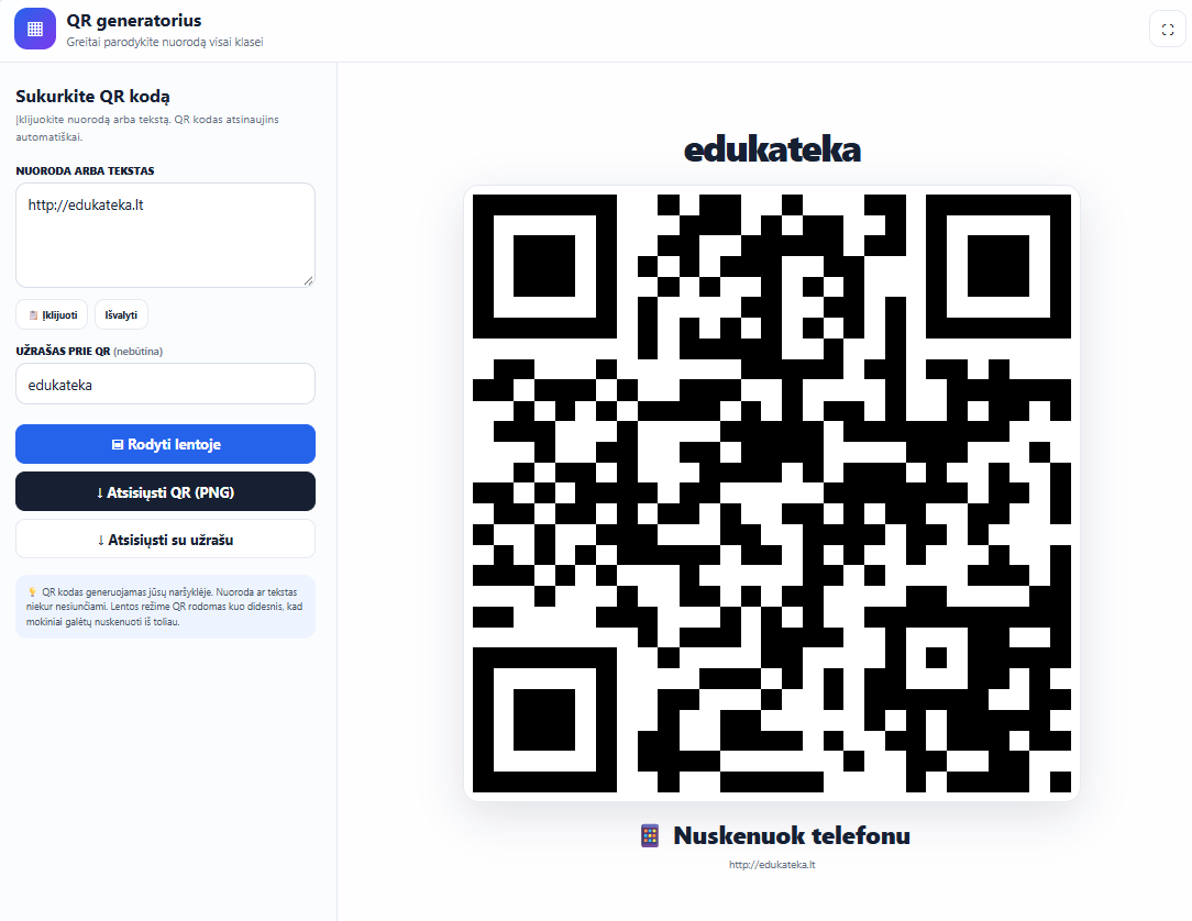 11 idėjų QR kodo panaudojimui pamokoje
